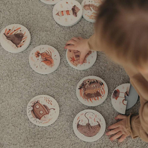 Пазлы плавающие Mrs. Ertha "Bath Buds", 20 шт, мир океана